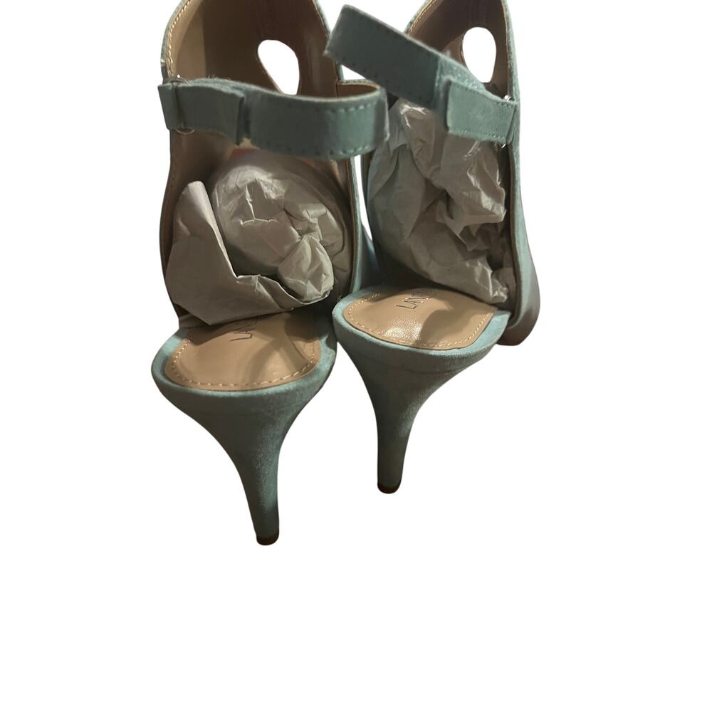 NWT Lane Bryant Women's Sweet Mint Sling Back Heels sz 11W 3 1/4" heel classic - Picture 5 of 16
